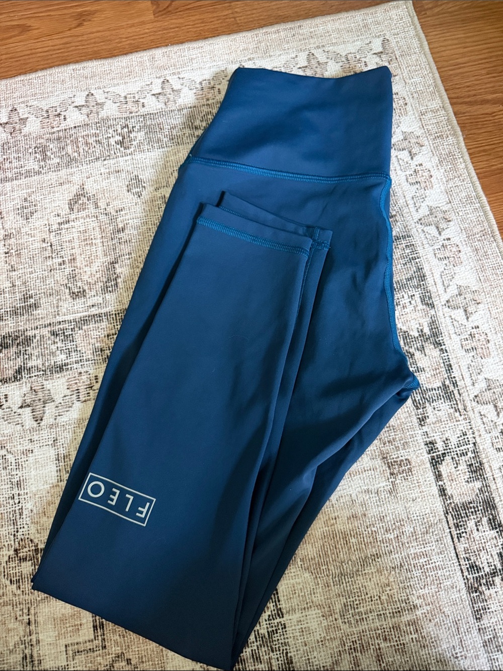 FLEO Teal-Blue High Waist Leggings